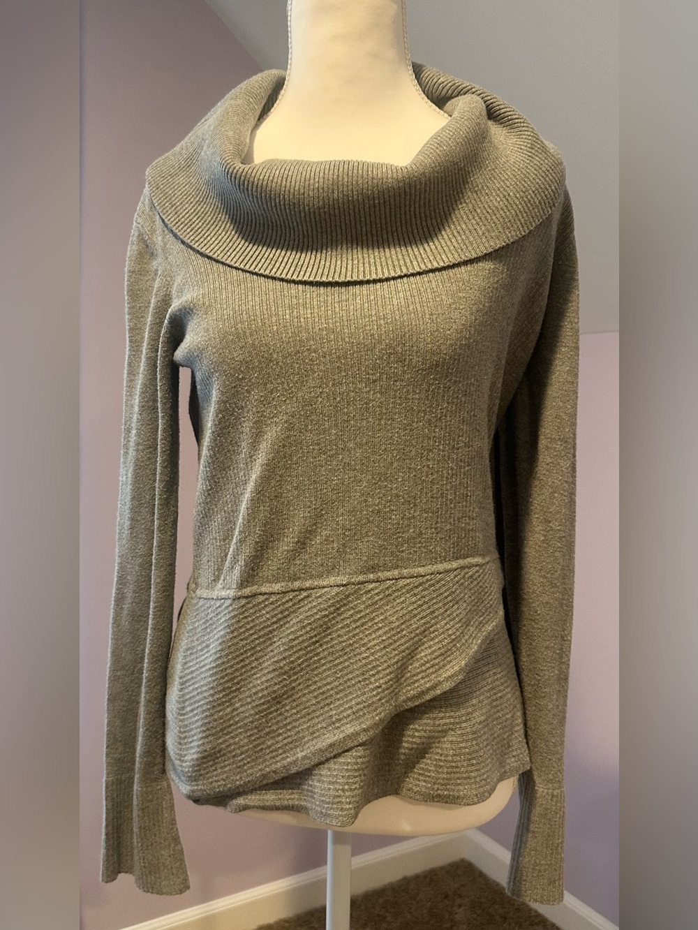 White House Black Market Peplum Sweater